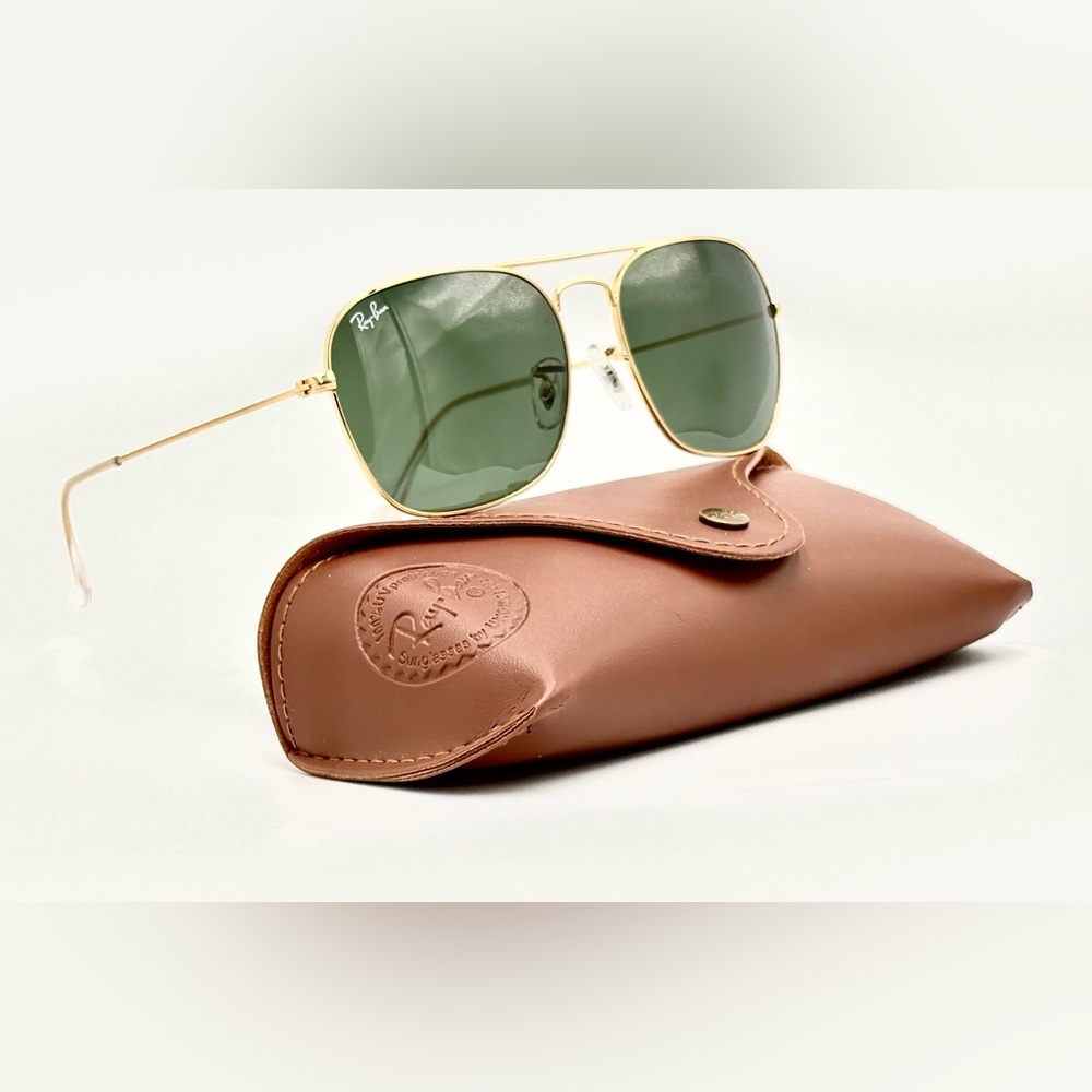 Ray-Ban RB3136 Caravan Sunglasses Green G-15 Lens Arista